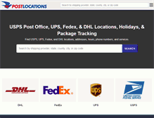 Tablet Screenshot of postlocations.com